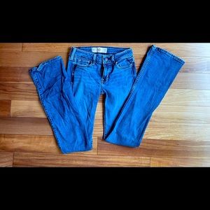 Womens Hollister Boot Cut Jeans Size 00S